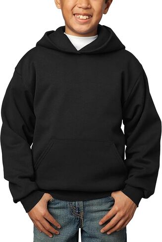 Hat and Beyond Kids Premium Pullover Hoodie Sweatshirt Youth Kangaroo Pocket Long Sleeve Heavy Durable Cotton-Blend in Saudi Arabia