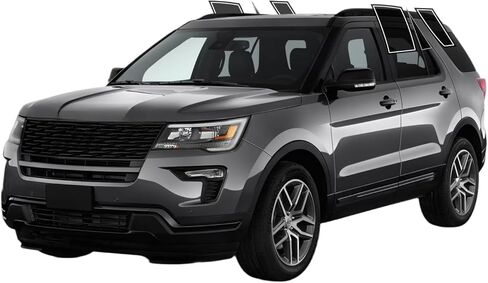 Autotek precut Window Tint Film Front Windows two Tint Film Cars Sun Flocking Protection Privacy Anti Shatter Glass 2 Ply Computer Cut 25 ٪ Tint Lade for Ford Explorer 2011-2019 in Saudi Arabia