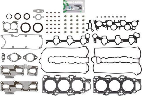 Evergreen SA-3129800509-3 مجموعة حشية كاملة محامل حلقات متوافقة مع/لـ 90-91 مازدا 929 3.0L DOHC JE-27 in Kuwait