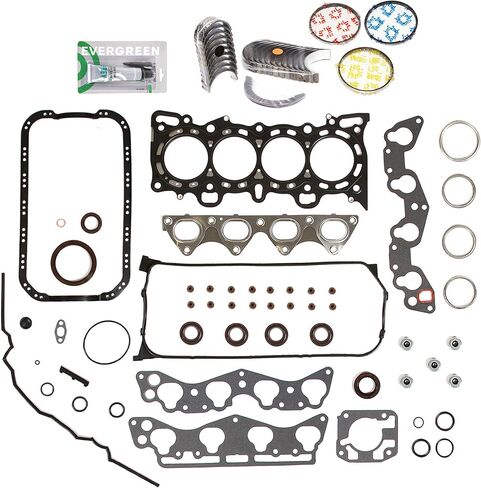 Evergreen SA-9761228421-5 مجموعة حشية كاملة محامل حلقات متوافقة مع/لـ 96-00 Honda Civic D16Y5 D16Y7 in Kuwait
