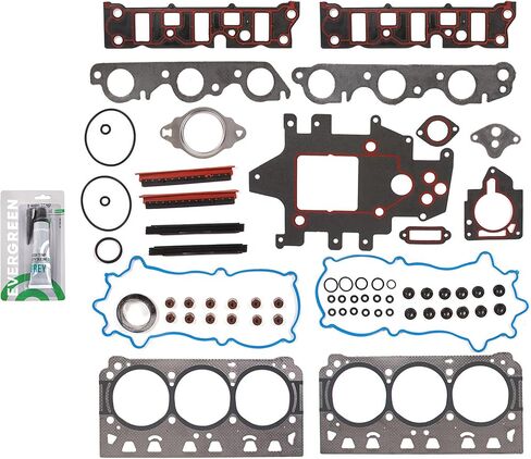 Evergreen SA-9761229428-3 مجموعة حشية كاملة حلقات محامل متوافقة مع/لـ 00-05 Buick Park Avenue Supercharged 3.8L OHV in Kuwait