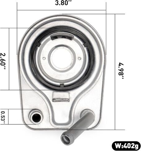 264102B740 Oil Cooler Compatible with Hyundai Sonata 1.6L 2.0L 2.4L,Elantra 1.6L 1.8L 2.0L,Tucson 1.6L 2.0L ELECTRIC,Veloster 1.6L 2.0L,Elantra Gt 1.6L 2.0L.KIA Forte 1.6L,Forte5 1.6L,Optima 1.6L. in Saudi Arabia