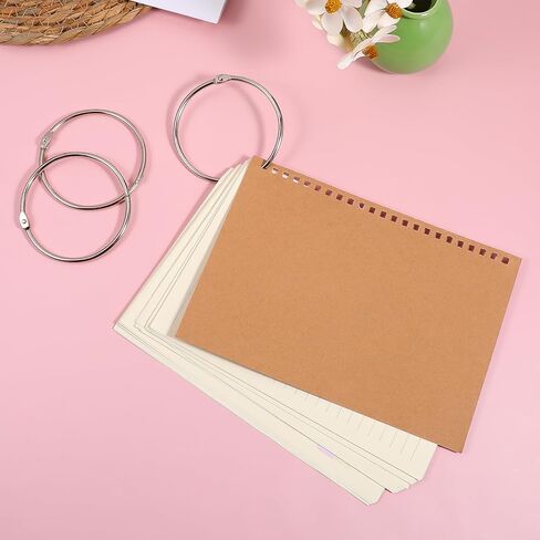 40 Pack 3 Inch Loose Leaf Binder Rings Metal Book Rings Extra Large Bulk Steel Office Book Keychain Key Metal Rings for Home Office Index Cards Receipts Photos Files Paper Rings in Saudi Arabia