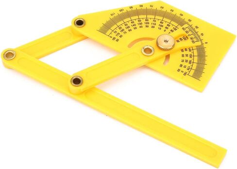 Plastic 180 Degree Pointer Protractor Angle Ruler, and, Accurate Reading, Easy to Fold for Angle Measurement in Saudi Arabia