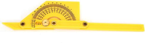 Plastic 180 Degree Pointer Protractor Angle Ruler, and, Accurate Reading, Easy to Fold for Angle Measurement in Saudi Arabia