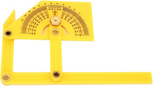 Plastic 180 Degree Pointer Protractor Angle Ruler, and, Accurate Reading, Easy to Fold for Angle Measurement in Saudi Arabia
