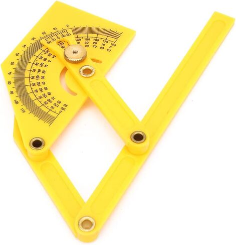 Plastic 180 Degree Pointer Protractor Angle Ruler, and, Accurate Reading, Easy to Fold for Angle Measurement in Saudi Arabia