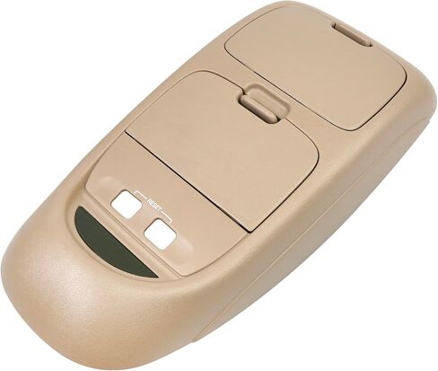 Overhead Console Assembly with Sunglasses Holder and Storage Cover, Without Sunroof, Tan Compatible with Ford F250, F350, F450, F550 Super Duty 2002-2004 Replaces # 2C3Z-25519A70-AAB in Saudi Arabia