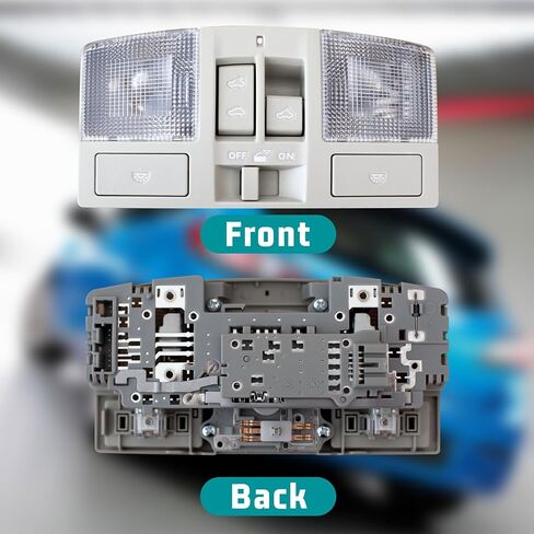 Overhead Console w/Sunroof Switch & Dome Light Compatible with Mazda3 2010 2011 2012 2013 Cab Interior Ceiling Roof Reading Lamp Accessories replace BBM6-69-970B-75 BBM669970B75 in Saudi Arabia