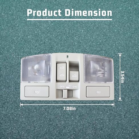 Overhead Console w/Sunroof Switch & Dome Light Compatible with Mazda3 2010 2011 2012 2013 Cab Interior Ceiling Roof Reading Lamp Accessories replace BBM6-69-970B-75 BBM669970B75 in Saudi Arabia