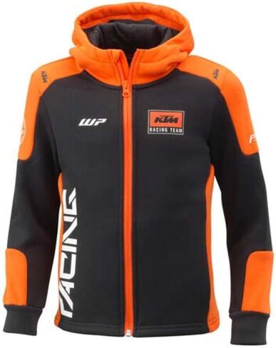 هودي بسحاب لفريق KTM PowerWear 2024 للشباب - أسود/برتقالي، 10-12 سنة in Saudi Arabia