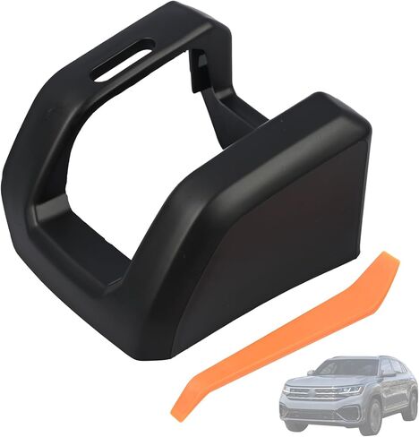 Passenger Side Seat Belt Anchor Cover 3CN885250C82V Compatible with Volkswagen Atlas 2018-2024 Belt Cover, Belt Cover Seat Trim Black Replace 3CN-885-250-C-82V, 3CN-885-250-C82V in Saudi Arabia