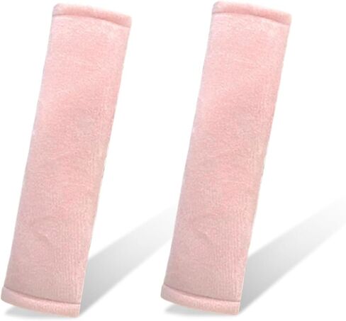 2PCS Car Seat Belt Pads Cover - Soft Fluff Car Seat Belt Shoulder Strap Cover Harness Pad Protect Your Neck - Universal Comfortable Seatbelt Strap Cushion for Most Cars & Backpacks (Green) in Saudi Arabia