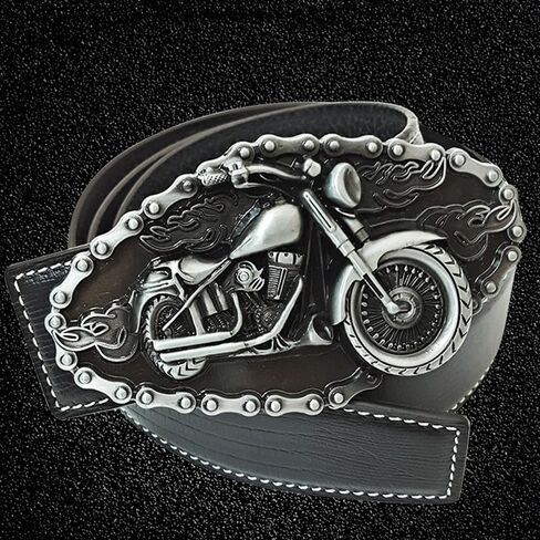 Ximimark 2 pcs Stylish Motorcycle Belt Buckle - Perfect Accessory for Bikers and Fashion Enthusiasts in Saudi Arabia