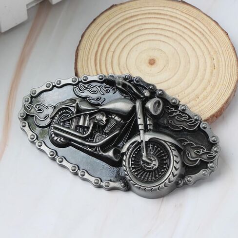 Ximimark 2 pcs Stylish Motorcycle Belt Buckle - Perfect Accessory for Bikers and Fashion Enthusiasts in Saudi Arabia