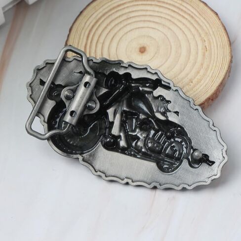 Ximimark 2 pcs Stylish Motorcycle Belt Buckle - Perfect Accessory for Bikers and Fashion Enthusiasts in Saudi Arabia