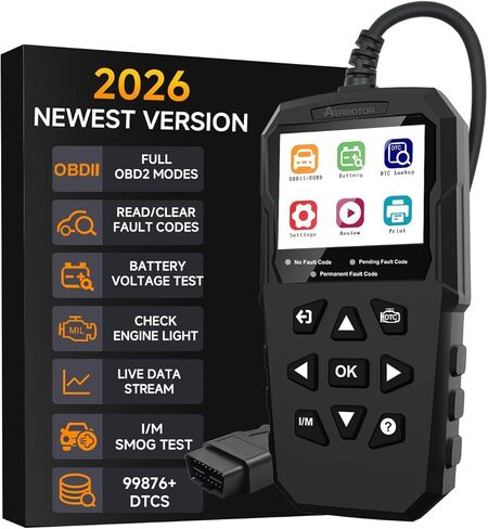 OBD2 Scanner,V880 Car Scanner Diagnostic Tool: Vehicle Check Engine Code Reader with Mode 6, Mode 8, Live Data & Freeze Frame, OBDII Scan Tool for All OBD II Protocol Vehicles Since 1996 in Saudi Arabia