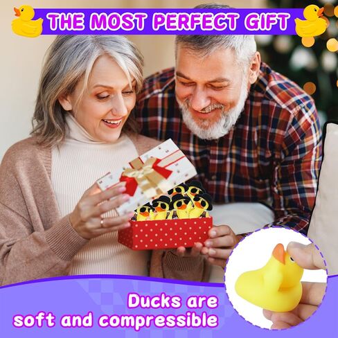 ديكور سيارة على شكل بطة مطاطية - بطة مضحكة على لوحة القيادة في قبعة علوية، نظارات شمسية، زجاجة وقلادة، لعبة مكتب مكتب ملتوي، هدية فريدة لزملاء العمل in Kuwait