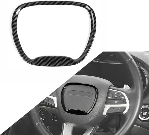 Central Control Steering Button Frame Trim Car Interior Decoration Accessories Compatible with Dodge Challenger Durango Charger 2015-2025 for Men Women (Red) in Saudi Arabia