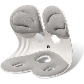 BKT Seat Cushion Chair Ergonomic Office Chair Cushions Lumbar Support for Seat Pillow Ideal for Students Office Workers Nursing Mothers Long Sitting Outdoor Fishing Floor (Grey) in Kuwait