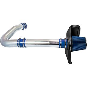 Cold Air Intake System with Heat Shield Kit + Filter Combo BLUE Compatible For 11-21 Challenger/Charger/11-21 300/14-15 300C 3.6L V6 in Kuwait