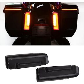 طقم إشارة ضوء خلفي لحقيبة السرج LED من الدخان لدراجة Harley Touring Street Road Glide FLTRHSE 2023-2025 (الضوء الخلفي الدخاني) in Kuwait