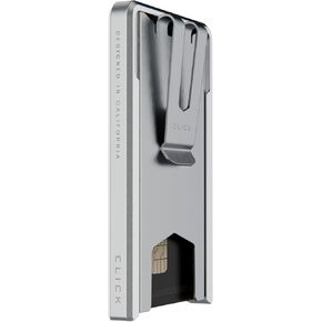CLICK 6 Card Wallet Aluminum - Silver in Saudi Arabia