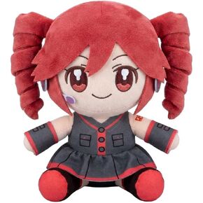 Collectible Pink Drill Twin Tail Girl Plush 22cm, Cute Anime Plush Character with 3D Twin-Drill Hair, Red and Black Outfit Figure Stuffed, Soft Anime Plushie Pillow Gift for Fans & Collectors in Saudi Arabia