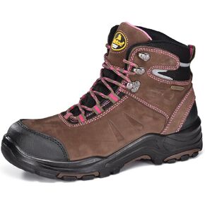 أحذية نسائية بمقدمة فولاذية مقاومة للماء من جلد البقر أحذية السلامة من الحرائق in Kuwait