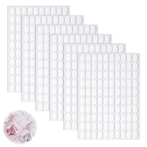 600 قطعة من شريط الأظافر مزدوج الجوانب، عروات لاصقة لحامل الأظافر، لاصق لاصق على الأظافر، ملصقات غراء شفافة لحامل فن الأظافر، شرائط عرض مقطوعة مسبقًا (600 قطعة) in Kuwait