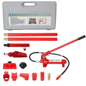 طقم طاقة بورتا 4 طن، طقم إصلاح إطار الجسم التلقائي مع حقيبة تخزين وخرطوم زيت أدوات إصلاح إطار السيارة الهيدروليكية لمعدات هيدروليكية لشاحنة التحميل، 10 طن in Kuwait