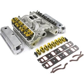 Speedmaster PCE435.1024 Compatible with Ford SB 289 302 Hyd Roller 190cc Cylinder Head Top End Engine Combo Kit in Kuwait