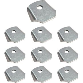 10 قطع من علامات التبويب الخدعة، بفتحة 3/8 بوصة، وسمك 0.12 بوصة، وعرض 1.79 بوصة، وطول 1.75 بوصة، تناسب محور العروة لحوامل الصدمات، والمقطورات والأقفاص الدوارة، وألسنة الصدمات، وألسنة اللحام، ومجموعات فولاذية عالمية ملحومة على ملحقات التثبيت in Kuwait