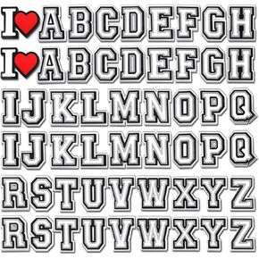 Fannoday PVC Letter Charms for Sandals - DIY Decoration Accessories, Personalized Charms for Women & Adults, Perfect Party Favors & Gift in Saudi Arabia