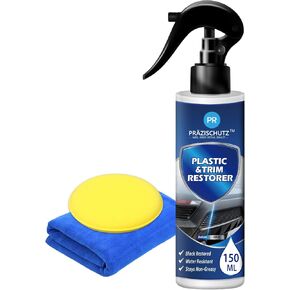 مرمم بلاستيك للسيارات، يزيل الاصفرار والأوساخ، يعيد اللمعان واللمعان، تغذية عميقة وحماية طويلة الأمد، سهل الاستخدام، العناية بالبلاستيك للسيارات بأسعار معقولة - 150 مل in Kuwait