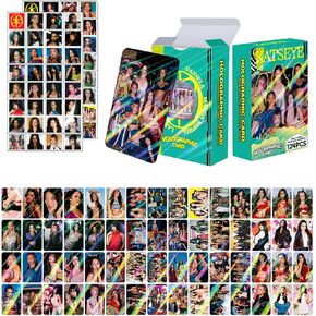 BDNXTV KATSEYE Merch KATSEYE Photocards 64 قطعة ملصقات 60 قطعة مجموعة بطاقات لومو رواية المعبود ألبوم هدية لمحبي A01 in Kuwait