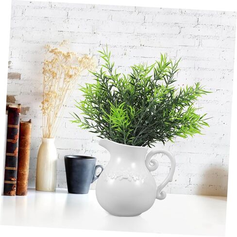 Ceramic Pitcher Shaped Vase for Home Decor Vintage European Style Flower Vase Decorative Pitcher for Dried Flowers 10 Tall Elegant Room Ornament in Saudi Arabia