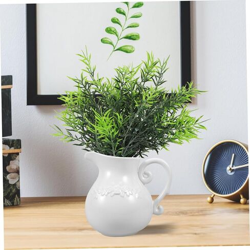Ceramic Pitcher Shaped Vase for Home Decor Vintage European Style Flower Vase Decorative Pitcher for Dried Flowers 10 Tall Elegant Room Ornament in Saudi Arabia
