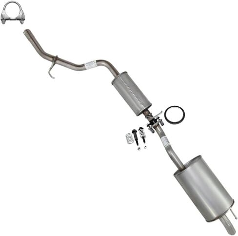 Exhaust Resonator & Muffler Kit Compatible for 2012-2015 Honda Civic 1.8L | | Northeastern Exhaust | Includes Gasket, Clamp & Bolt kit | Direct Fit Replacement Part in Kuwait