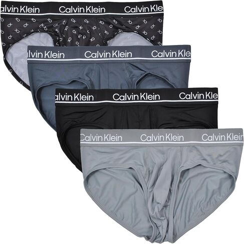 Calvin Klein Microfiber Stretch Plus 4-pack Hipster Briefs in Saudi Arabia
