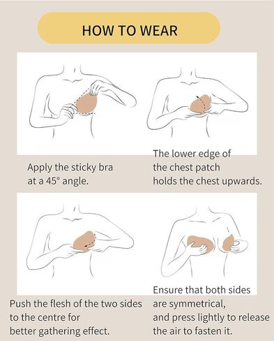 BeaGirl Adhesive Bras Clear Gel Push Up Seamless Silicone Reusable Strapless Invisible Sticky Bra for Backless Dress in Saudi Arabia