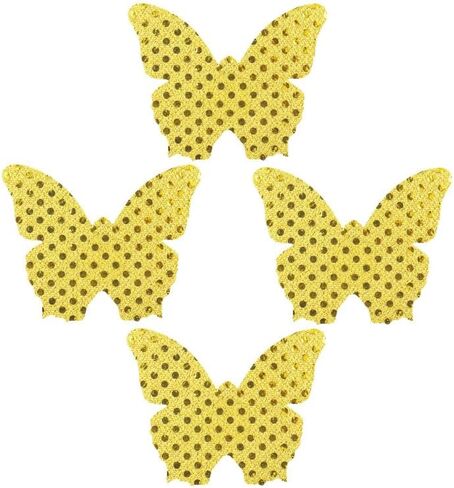 2 Pairs Glitter Sparkle Butterfly Pasties Nipple Covers for Women Adhesive Breast Petals for Rave Parties in Saudi Arabia