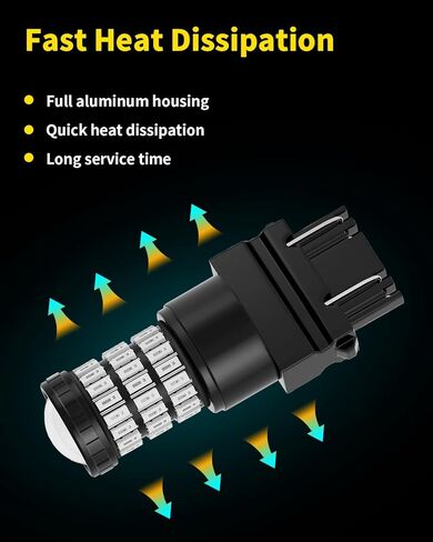 مصابيح LED حمراء رائعة 3157 4157 3057 4057 متوافقة مع مصابيح الفرامل Ford 2002-2010 Explorer ومصابيح الذيل Explorer 2002-2005، حزمة من 2 in Kuwait