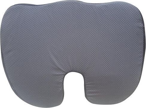 FOMI Extra Thick Firm Coccyx Orthopedic Memory Foam Seat Cushion | Black Large Cushion for Car or Truck Seat, Office Chair, Wheelchair | Back Pain Relief (Black) in Saudi Arabia