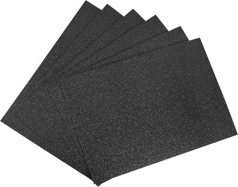 uxcell Black Shiny EVA Foam Sheets 11 x 8 Inch 2mm Thick for Crafts DIY Project 6Pcs in Kuwait