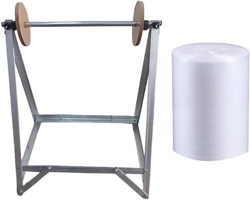 Bubble Wrap Roll Dispenser, Manual Bubble Cushion Foam Wrap Holder, Package Movement and Transportation, Including Mounting Fasteners(50x57x70cm) in Saudi Arabia