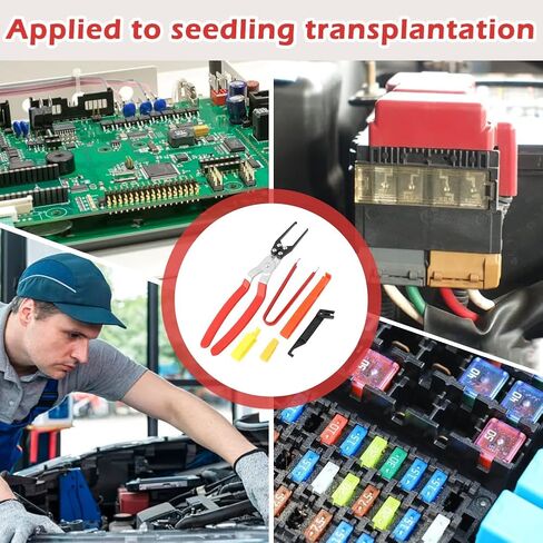 6-Pack Relay Puller Pliers, Fuse Puller Pliers & Fuse Extractor Set - Automotive Battery Terminal and Wiper Remover Tool for Cars and Vehicles in Kuwait