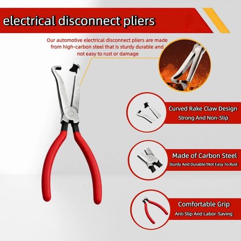 2 PCS Electrical Disconnect Pliers for Cars,Automotive connector removal tool，Automotive electrical terminal connector separator removal tool,Electrical disconnect pliers in Kuwait