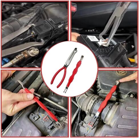 2 PCS Electrical Disconnect Pliers for Cars,Automotive connector removal tool，Automotive electrical terminal connector separator removal tool,Electrical disconnect pliers in Kuwait
