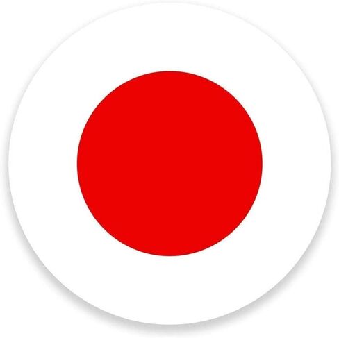 اليابان العلم جولة معدنية 0.75 "طية صدر السترة دبوس قبعة قميص دبوس التعادل تك Pinback in Kuwait